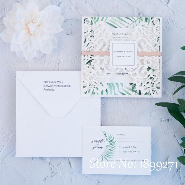 

greeting cards fashion style wedding laser cut invitation card custom invitations