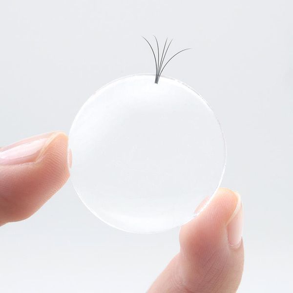 

eyebrow tools & stencils 50 pcs eyelash grafting extension pallet sticker pad adhesive glue lash holder silicone application tray stand