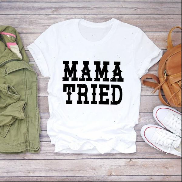 

women mama womens t shirts mother life letter fashion cute pint clothes summer shirt graphic female ladies tee, White