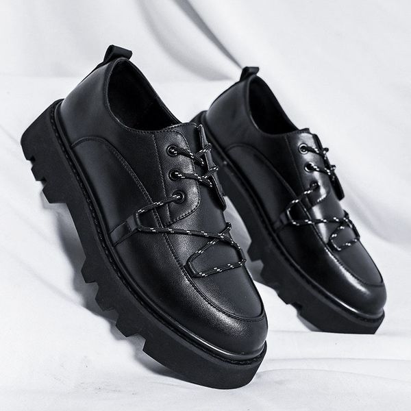 

dress shoes men's leather shoes, for work and office, of 94hs, Black