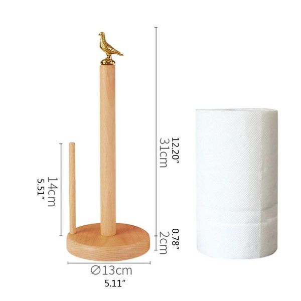 

tissue boxes & napkins bird style wooden paper towel holder farmhouse kitchen countereasy tear roll stand duster cloth organizer 85ac