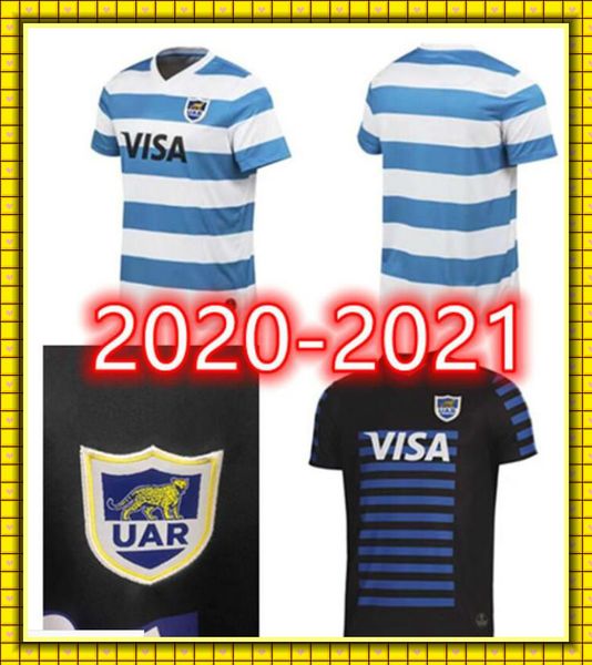 

home 20 2021 and away rugby jerseys national team argentina uar delivery, Black