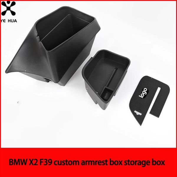 

car organizer for x2 f39 double layer auto central storage box goods easy abs accessories interior vehicle supplies tidying