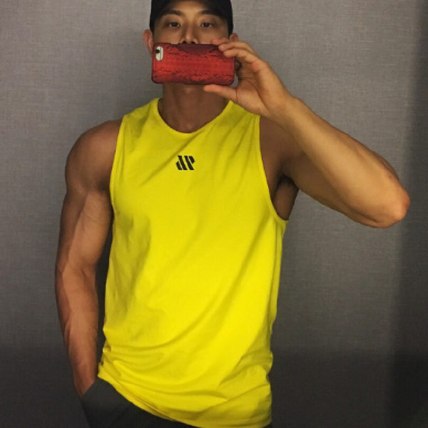 

sleeveless vest men's quick-drying sports loose t-shirt tide brand ins fitness clothes plus size basketball training t-shirts, White;black
