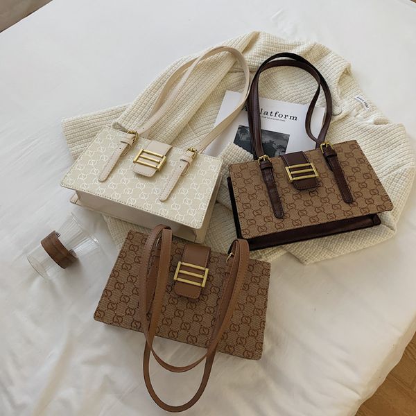 

large capacity versatile texture messenger bag autumn and winter small female new thousand bird lattice commuter single shoulder purse