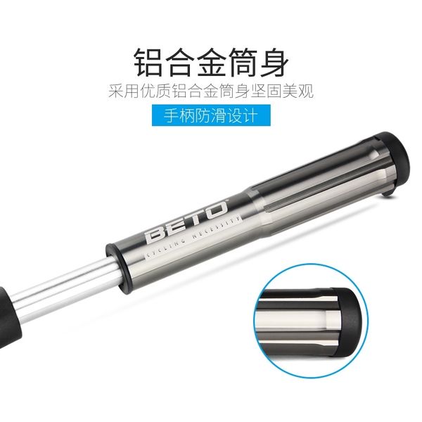 

Beto mountain bicycle portable handheld 005 inflator with barometer1