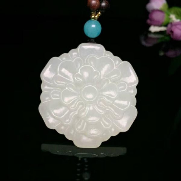 

lockets h52#carved and tian yuhua open rich multi-layer pendant, Silver