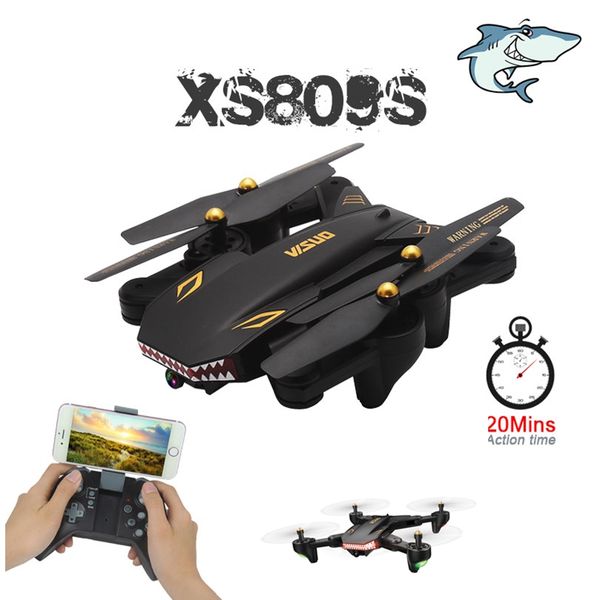 

foldable selfie drone wifi fpv mini drones 2mp wide angle camera 20mins flight time rc quadcopter upgraded helicopter toy