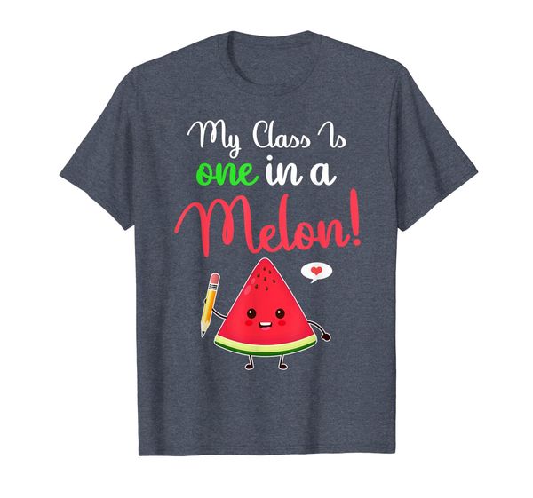 

my class is one in a melon t shirt funny watermelon t shirt, White;black