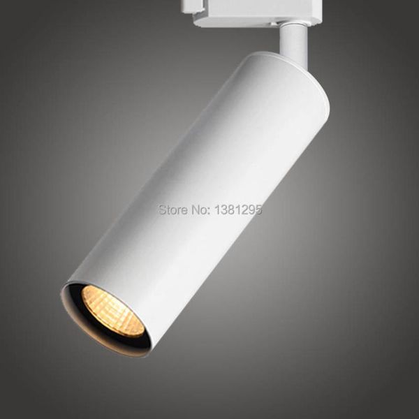 

aluminium led track light rail lighting system art gallery exhibition spotlight shop store wall spot black white lights