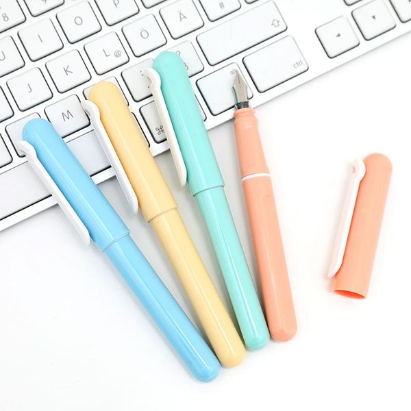 

fountain pens 1pc cute candy color business fine nib pen student kawaii stationery school office writing supplies