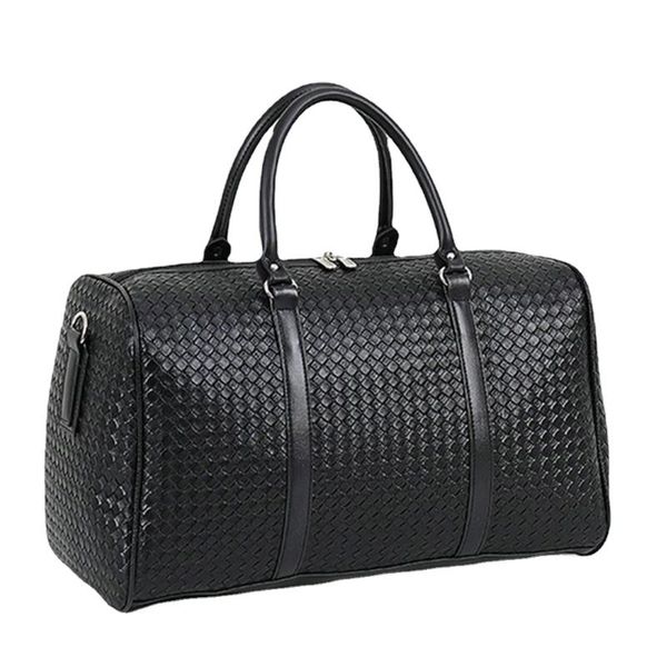 

duffel bags large capacity pu leather travel bag multifunctional waterproof shoulder for men tote luggage duffle drop