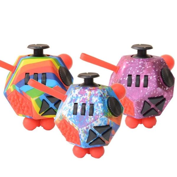 

dhl new fidget toys push anti stress creative infinite cubes autism relief sensory decompression dice toy.
