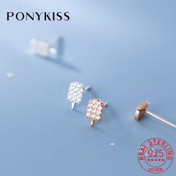 

romantic 925 sterling silver cream zircon minimlist stud earrings for woman party fine jewelry wholesale accessory, Golden;silver