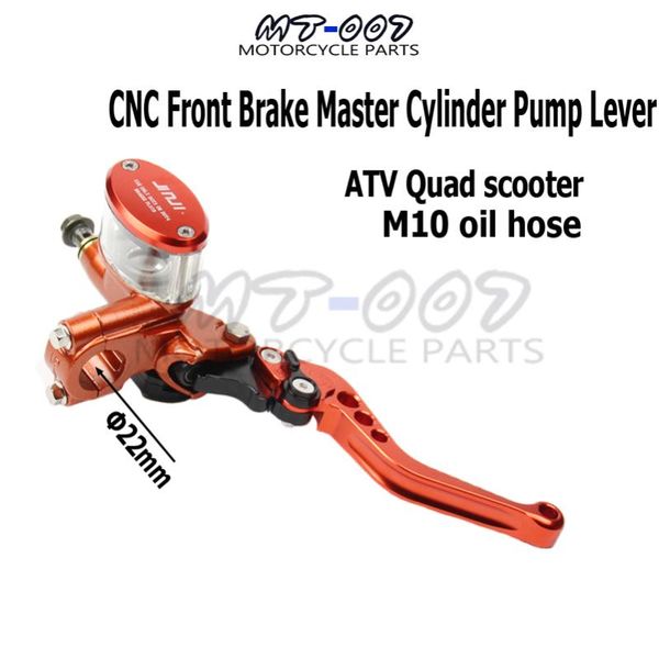

motorcycle brakes cnc front brake master cylinder pump lever for dirt pit bike atv quad scooter enduro supermoto off road