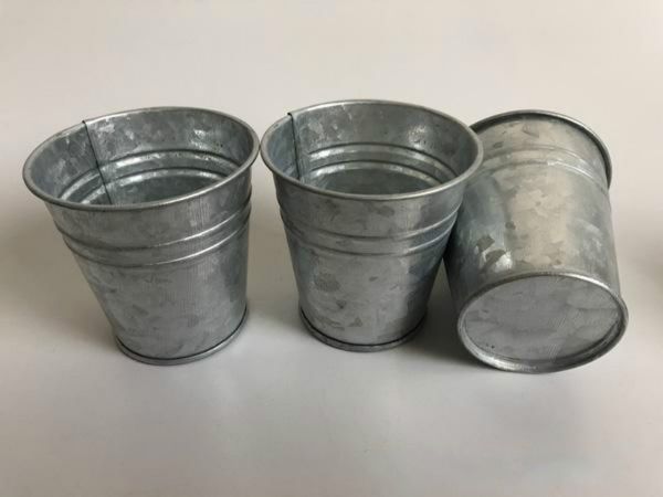 D7xh7cm copo de metal galvanizado potenciômetros suculentos vintage nostalgia mini jardim prata lata plantador plantador suculentas Pot RH9119