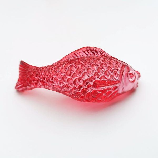 

decorative objects & figurines 7cm handmade crystal fish figurine glass animal paperweight home decoration ornaments glaze crafts birthday c