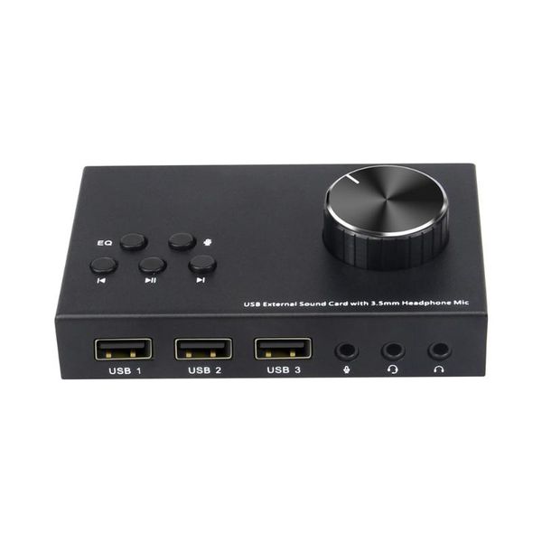 

sound cards kebidumei profession computer external card 3.5mm jack stereo usb audio adapter for pc notebook