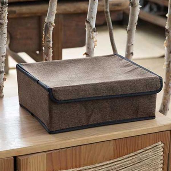 

storage boxes & bins drawer oxford cloth underwear container socks durable bra closet dustpfoof home compartment divider lidded box washable