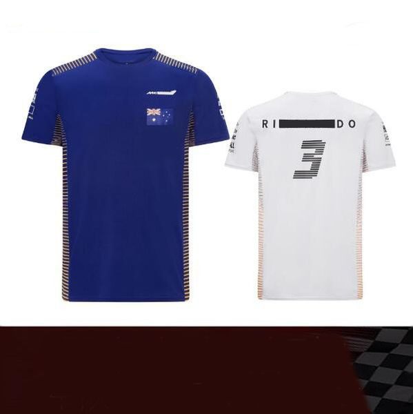 

f1 racing car suit team uniform short sleeve polyester quick-drying round neck t-shirt can be customized