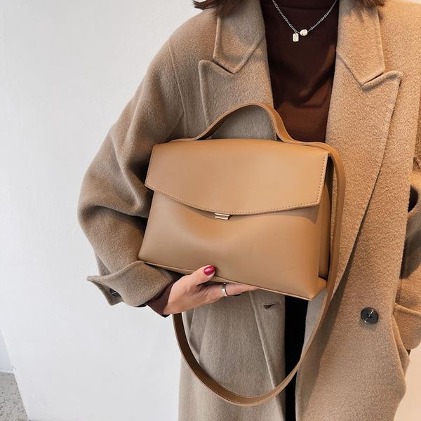 

evening bags for women 2021autumn and winter crossbody retro all-match messenger bag large capacitytexture handbags