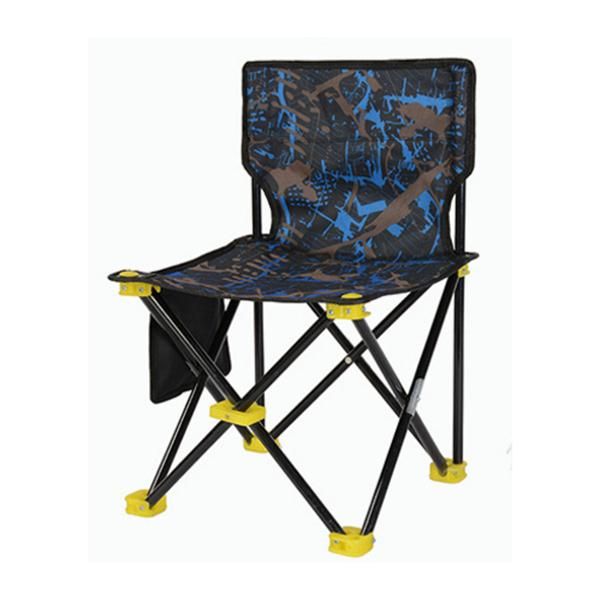 

outdoor chair portable camping quad blue fishing accessories