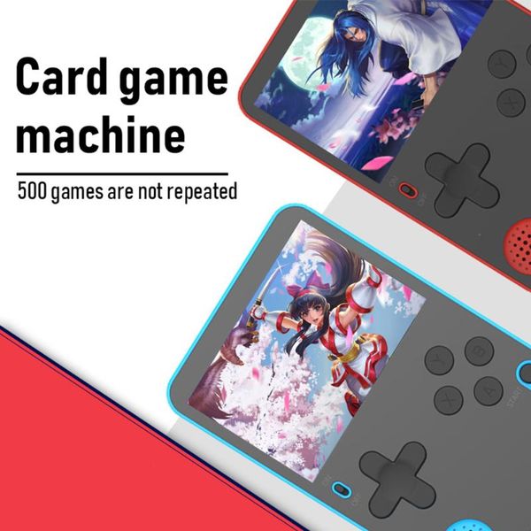 

rs-60 mini retro console handheld game built-in 500 slim player portable players