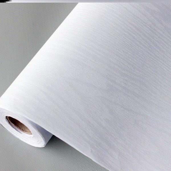 

window stickers pure white wood stripe peel and stick wallpaper diy self-adhesive home furnitures renovation pvc wall sticker sticky paper d