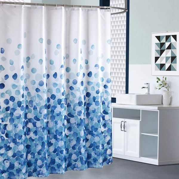 

shower curtain set bathroom fabric waterproof bubble standard size 180x180cm curtains