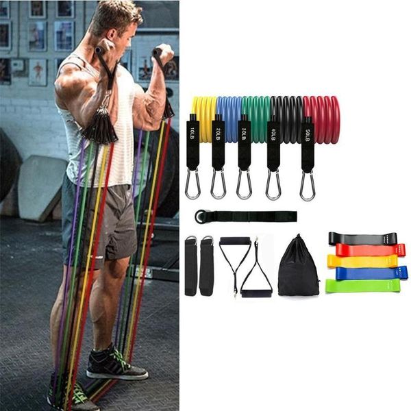 

resistance bands tensioner 17-piece set of tension rope elastic belt p9a3