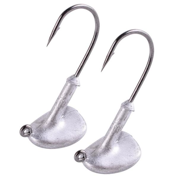 

10pc/box jump jig head fishing hook 3.5g 5g 7g 10g 14g tumbler anti-hanging grass lead hooks soft lure tackle box