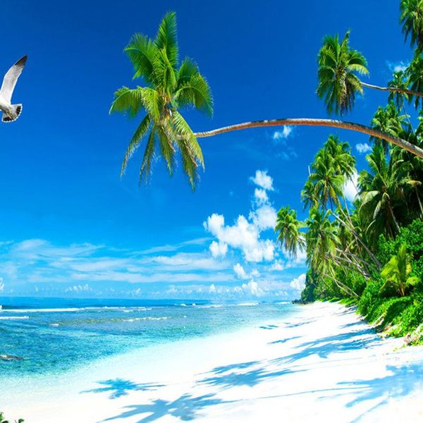 

wallpapers dropship custom 3d mural wallpaper bedroom sofa tv background wall papers home decor beach modern walpaper