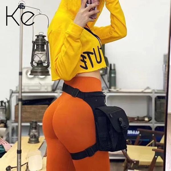 

accessories ke men's and women's european american style hips all-match outdoor multi-functional sports fitness bag leg waist ri