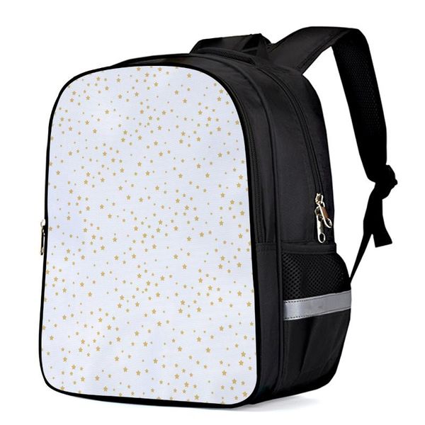 

backpack white stars toddler boy girl elementary school kindergarten