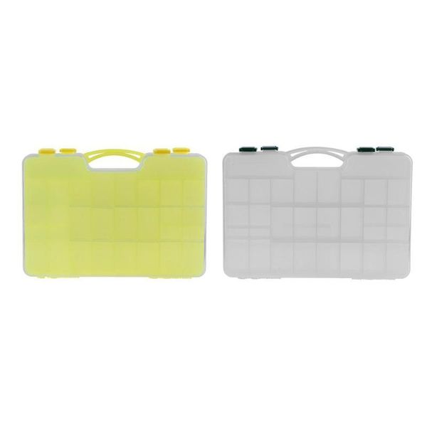 

fishing accessories 44cells large capacity double-layers lure holder handy storage box