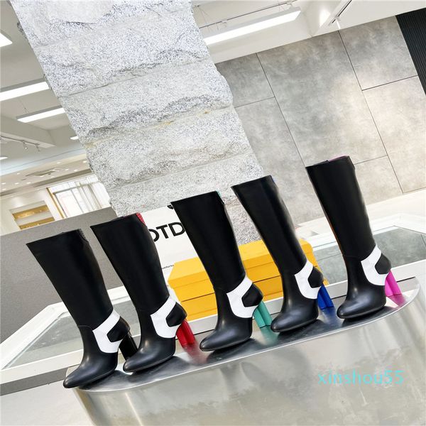 

designer boots women silhouette ankle boot flower-shaped heel, Black