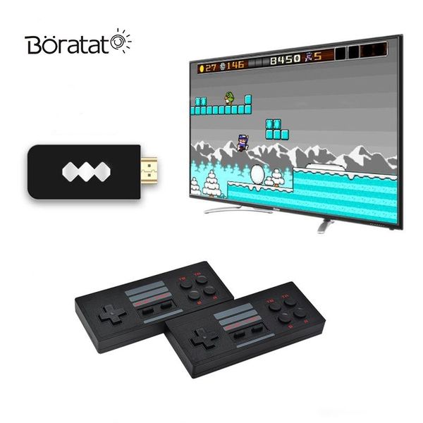 

built in 528 classic game hd mini tv video 8 bit console 4k wireless controller 620 retro 2 players portable