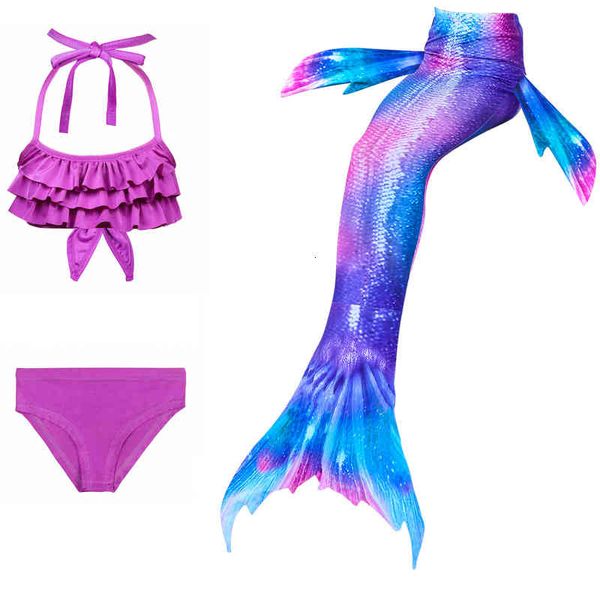 

ghnatygren costume bikini mermaid tail swimsuit, White;black