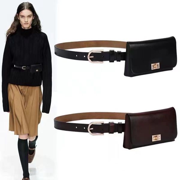 

belts waist bag ladies belt fashion leather all-match designer women womans solid, Black;brown