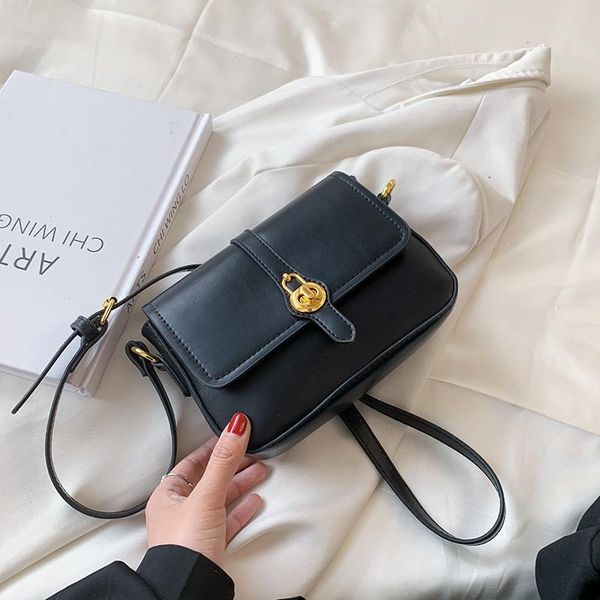 

evening bags ladies leather shoulder bag 2021 fashion one messenger korean version all-match small square