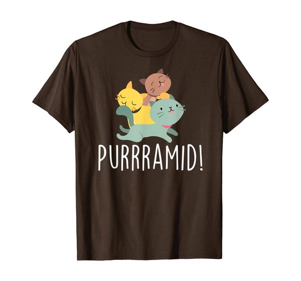 

Adorable Cute Purrramid Pyramid of Cats Kittens T-Shirt, Mainly pictures