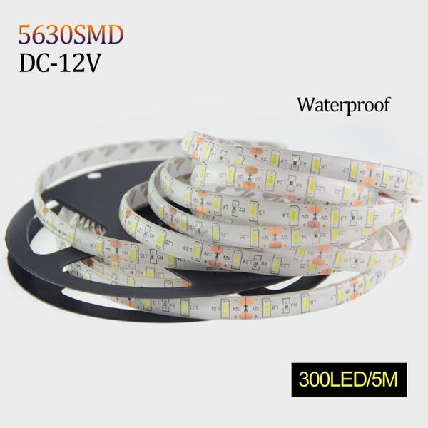 

led strip light smd5630 ip65 waterproof ip20 flexible ribbon tape in white red blue green ktv bar decor lights strips