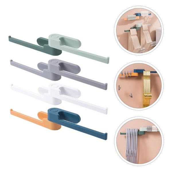 

hooks & rails 4pcs fodable hanger organizer storage rack practical clothes