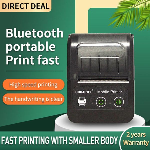 

printers mini thermal printer for system print receipt or mobile phone to bill portable bluetooth