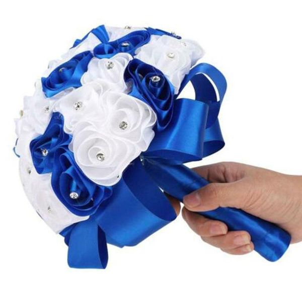 

decorative flowers & wreaths wedding bouquet bride holding flower bridesmaid rose for engagement romantic white foam rhinestone