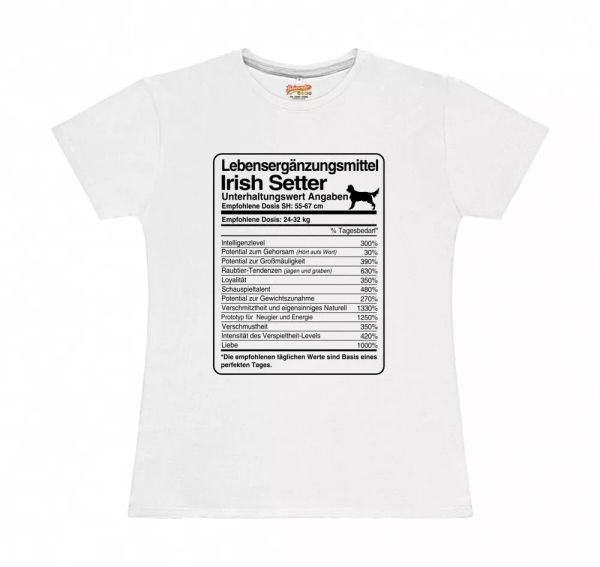 

t-shirt womens dose irish setter life supplements by siviwonder, White;black