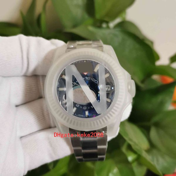 AI fabricante versão perfeita relógios homens 42mm x 14mm 326934 GMT mês vermelho ponto trabalhando azul discar 904 aço cal.9001 movimento automático mens relógio relógios relógios de pulso