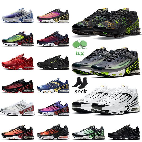 

stripe black white tn plus mens running shoes for womens tennis sport athletic cushions sneaker deep royal blue black rainbow orange designe