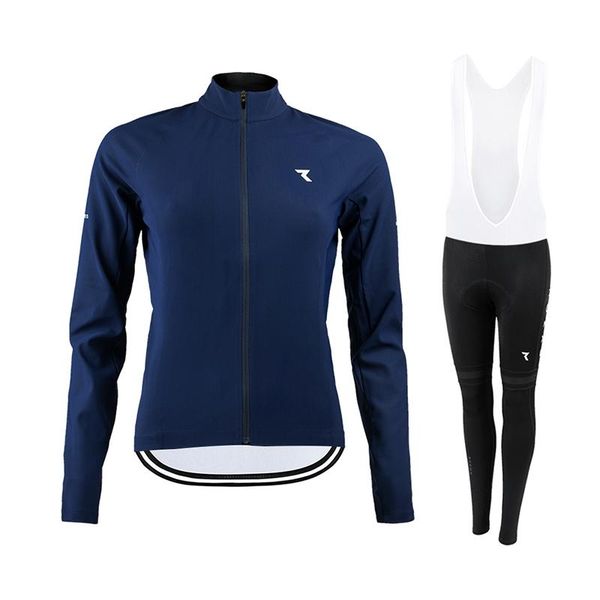 

women cycling clothing long sleeve bicycle jersey set female mtb clothes road bib bike pants ropa ciclimsmo racing sets, Black;blue