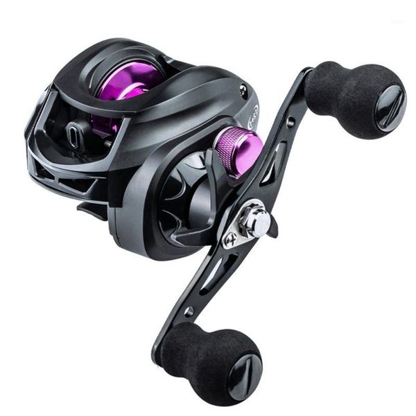 

baitcasting reels fishing reel 7.2:1 high speed gear ratio saltwater 8kg max drag bait casting metal spool